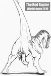 cloaca dinosaur from_behind legs lust male need passion penis phallus precum presenting raised_tail raptor scalie solo tail temptation theredraptor utahraptor winddragon 