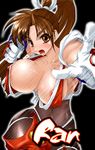  brown_hair lowres ponytail ran ran_(ssf4) shin_(studios) super_strip_fighter_4 super_strip_fighters_4 