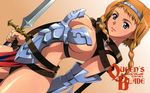  armor cleavage queen&#039;s_blade reina sword 