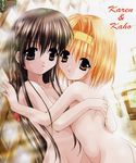  kaho_(sister_princess) karen_(sister_princess) nude sister_princess symmetrical_docking yuri 