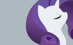  female feral friendship_is_magic horn mammal megasweet minimalism minimalist my_little_pony rarity_(mlp) solo unicorn wallpaper 