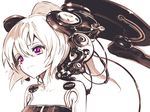  headset pale_skin ponytail purple_eyes tears white_hair white_skin wire 