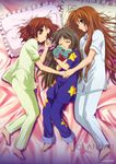  clannad furukawa_nagisa furukawa_sanae ibuki_fuuko pajamas 