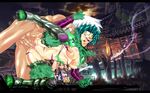  2girls cassandra censored green_hair penis ruins sex soul_calibur tira vagina 