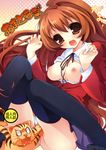  aisaka_taiga nipples oppai pantsu thighhighs toradora! youta 