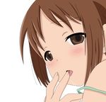  extraction finger_licking hinako_(issho_ni_training) issho_ni_training licking tears vector 