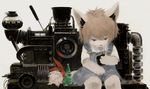  child coffee female fox headphones machine mammal mechanical nishi nishiko24 solo young 