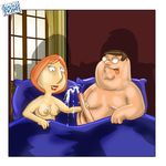  family_guy famous-toons-facial lois_griffin peter_griffin tagme 