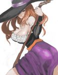  artist_request breasts cleavage dragon&#039;s_crown dragon's_crown hat large_breasts sorceress_(dragon&#039;s_crown) sorceress_(dragon's_crown) staff vanillaware weapon 