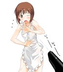  hadaka_apron hagiwara_yukiho idolmaster initial-g wet 