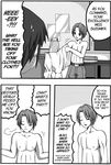  comic english greyscale hard_translated koizumi_itsuki kyon male_focus monochrome multiple_boys shino_(ponjiyuusu) shrug sigh suzumiya_haruhi_no_yuuutsu translated 