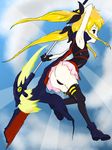  bardiche bent_over butt colored fate_testarossa pettanko scythe waki 