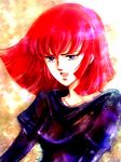  gundam haman_karn open_mouth pink_hair purple_eyes rffcq251 yukki_(rffcq251) zeta_gundam 