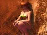  3d breasts brown_eyes brown_hair dead_or_alive kasumi_(dead_or_alive) large_breasts nude oppai ponytail tagme 