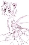  homing_(areya) monochrome panties panties_over_pantyhose pantyhose purple sanya_v_litvyak solo strike_witches traditional_media underwear work_in_progress world_witches_series 