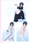 cleavage dress fujikura_yuu hadaka_apron komori_kei maid princess_lover! scanning_resolution screening stockings thighhighs wedding_dress 