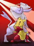  mienfoo mienshao no_humans pokemon red_eyes whiskers 