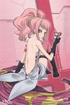  anya_alstreim ass breasts code_geass nude_filter pink_hair red_eyes small_breasts solo third-party_edit undressing 