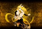  headphones kagamine_len kagamine_rin kaze-hime len_append rin_append vocaloid vocaloid_append 