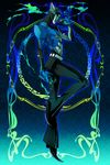  bad_id bad_pixiv_id bellbottoms blue_fire costume epaulettes fire formal glowing glowing_eyes highres kuro_(qqaid) lunatic_(tiger_&amp;_bunny) male_focus mask profile solo suit tiger_&amp;_bunny 