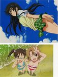  bikini cleavage kotegawa_yui mizugi momioka_risa sawada_mio school_uniform to_love-ru 