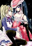  alois_trancy ciel_phantomhive dress kuroshitsuji thighhighs trap tsuna2727 yaoi 