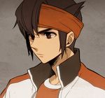  angry bad_id bad_pixiv_id brown_eyes brown_hair endou_mamoru face headband inazuma_eleven_(series) inazuma_eleven_go jacket male_focus older rococolove solo 
