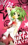  bad_id bad_pixiv_id earrings green_eyes green_hair gumi highres jewelry necktie sakura_yuki_(clochette) solo vocaloid 