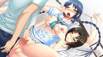  1boy 2girls censored game_cg group_sex harem kyonyuu_torai_!_tankishuuchuu_chichi_momi_ressun multiple_girls nude pussy sex threesome 