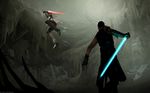  bones cave combat duel lightsaber remains star_wars starkiller the_force_unleashed 