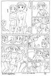  awatake_takahiro comic copyright_request greyscale monochrome multiple_girls translated 