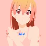  k-on! lowres miki parody red_eyes red_hair sf-a2_miki vocaloid 