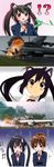  747_(airplane) aircraft airplane animal_ears cat_ears collision comic hirasawa_ui jpeg_artifacts k-on! multiple_girls nakano_azusa tenerife_disaster 