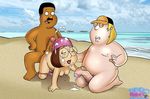  chris_griffin cleveland_brown family_guy meg_griffin toon-party 