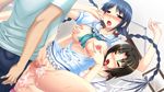  1boy 2girls censored game_cg group_sex harem kyonyuu_torai_!_tankishuuchuu_chichi_momi_ressun multiple_girls nude pussy sex threesome 