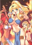  bikini_top binding_discoloration cleavage kirche_augusta_frederica_von_anhalt_zerbst montmorency_margarita_la_fere_de_montmorency tiffania_westwood usatsuka_eiji zero_no_tsukaima 