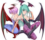  capcom darkstalkers lilith lilith_aensland morrigan morrigan_aensland tagme vampire_(game) 