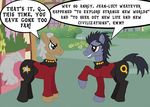  &quot;q&quot; black_hair blue_eyes brown_eyes crossover dialog english_text equine flower friendship_is_magic green_eyes grey_hair hair horse jean-luc_picard male mammal my_little_pony nothing_is_sacred pony q_(star_trek) star_trek star_trek_the_next_generation text uniform unknown_artist white_hair 