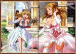  claudette cleavage crease dress elina fixme pantsu queen&#039;s_blade reina thighhighs 