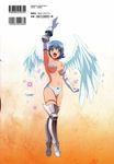  nanael pantsu queen&#039;s_blade shimapan thighhighs topless wings 