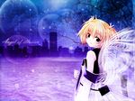  angelic_serenade black_eyes blonde_hair farson?angelic_serenade farsonã€€angelic_serenade naruse_chisato odd_eyes?naruse_chisato odd_eyesã€€naruse_chisato wallpaper wallpaperlasty wings 