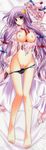  absurdres aoi_hiro bad_anatomy barefoot bed_sheet blush bow breast_hold breasts cleavage crescent dakimakura feet fingernails full_body groin hair_bow hat hat_removed headwear_removed highres large_breasts legs long_fingernails long_hair lying nipples non-web_source on_back open_clothes panties panty_pull patchouli_knowledge pinky_out purple_hair pussy red_eyes solo touhou underwear very_long_hair 