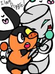  &#21916;&#23627;&#27494; &hearts; ??? antennae crossover cute ears english_text feral gir hug invader_zim machine mammal mechanical nintendo open_mouth pig piggie plain_background pok&#233;mon pok&eacute;mon porcine robot tail tepig text tongue tongue_out video_games white_background 