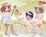 bathing hidamari_sketch hiro miyako nude sae towel yuno 