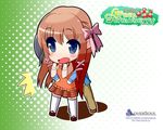  chibi green_strawberry loversoul tagme thighhighs wallpaper 