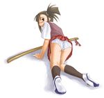  kasuga_yukihito mahou_sensei_negima! panties pantyshot plaid plaid_skirt sakurazaki_setsuna skirt solo underwear 