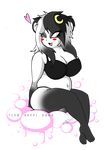  big_breasts blush breasts chubby cjrfm cleavage clothed clothing female hair luna_the_panda_bear mammal one_eye_closed open_mouth panda pudgy sitting skimpy slit_pupils smutbunny solo team-happi-bomb thighs thong two-tone_hair two_tone_hair underwear wink 