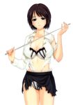  bra cleavage happoubi_jin lingerie pantsu screening suma_azusa torn_clothes zettai_shougeki_platonic_heart 