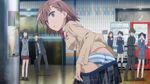  looking_back misaka_imouto plaid_skirt school_uniform shimapan tagme to_aru_majutsu_no_index undressing 