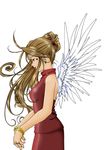  angel fujishima_kousuke jewelry long_hair wings 